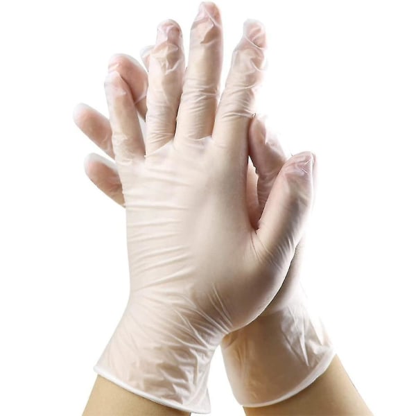 Pulverfria Tpe-handskar - Tydliga undersökningshandskar för medicinsk hushållsrengöring