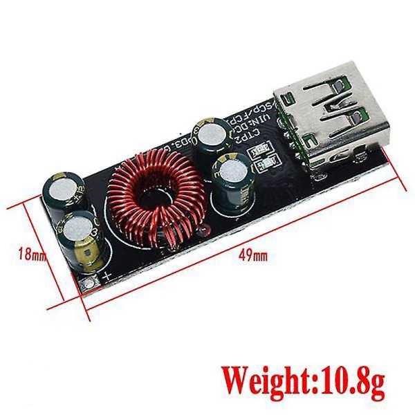 Qc4.0 Qc3.0 Usb Typ-C Snabbladdningsadapter 6-35v Boost-modul för Scp/ (a)