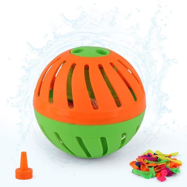 Splash Ball timerbombe med 50 balloner, udendørs pranklegetøj, vandballoner, festartikler til børn, voksne (bold)