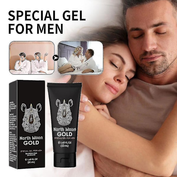 Rhino og specialgel til mænd, langvarig forsinkelse, forøgelse af størrelse 2pcs