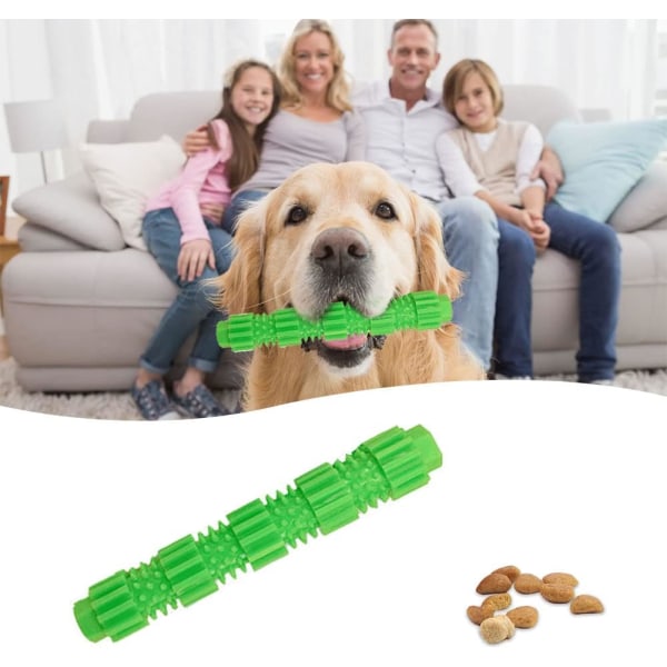 Naturligt Gummityggelegetøj, Hunde Tandbørste Legetøj, Uforgængeligt Hunde Tyggelegetøj Til Træning, Tandrensning