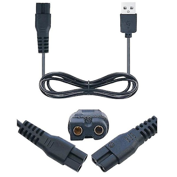 Elektrisk kæledyrsshaver USB-opladningskabel Strømkabel til C6/c7 Hårklipperopladning