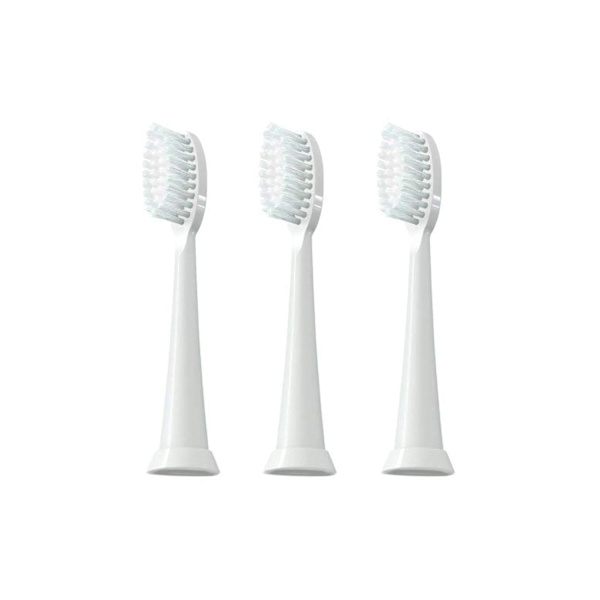 Clean Sonic sähköhammasharjan vaihtoharja, 3 kpl, valkoinen