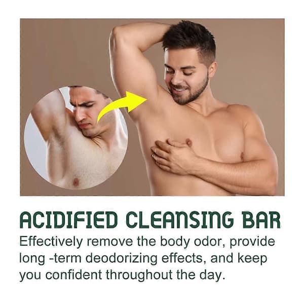 Glat Solid Deodorant, Kropsunderarm Kropslugt Svedhæmmende Deodorant Opfriskende Deodorantstift 3pcs