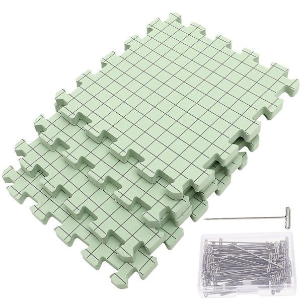 1 set stickningsblockering mattor virkningsblockering skivor skum Cr