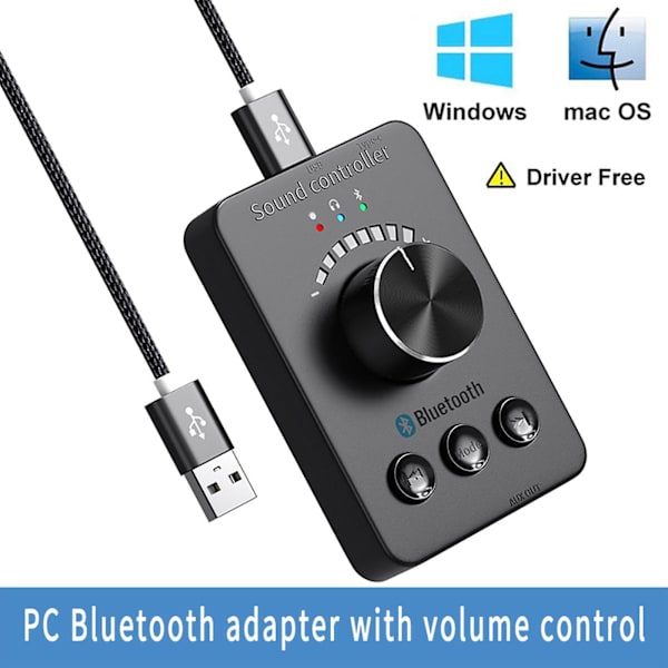 Multimedia Controller Knob USB Volumen Controller PC Computer Højttaler Lyd