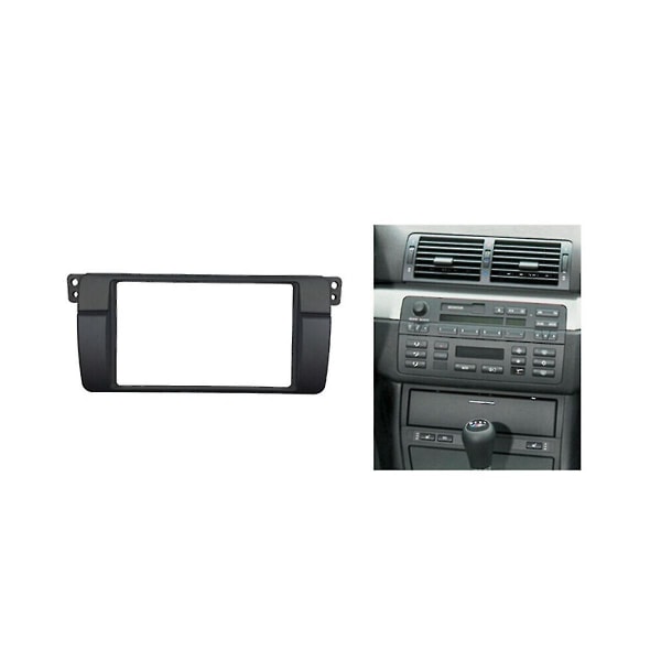 2din Audio Panel Modifikation Panel Dvd Navigation Panel Bil Fascia Stereo Radio Panel För 98-05 3-