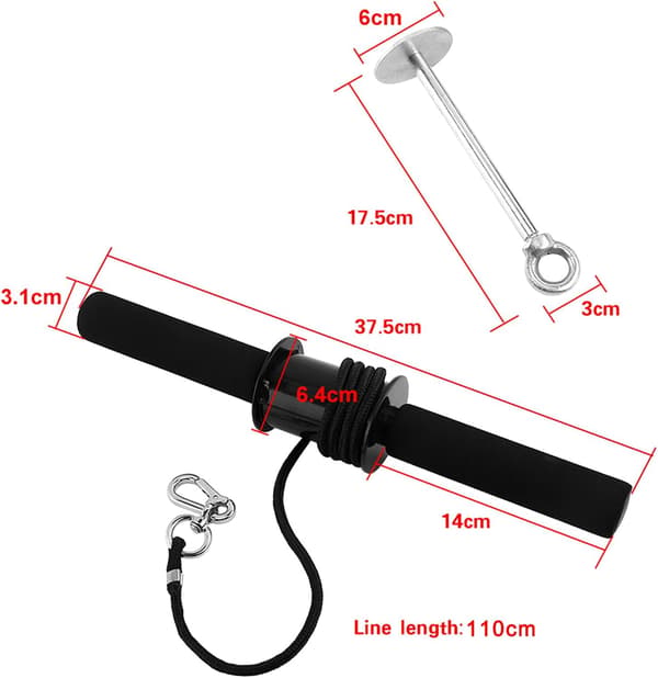 Handledsrulle, Underarms- och Handledstränare med Nylon