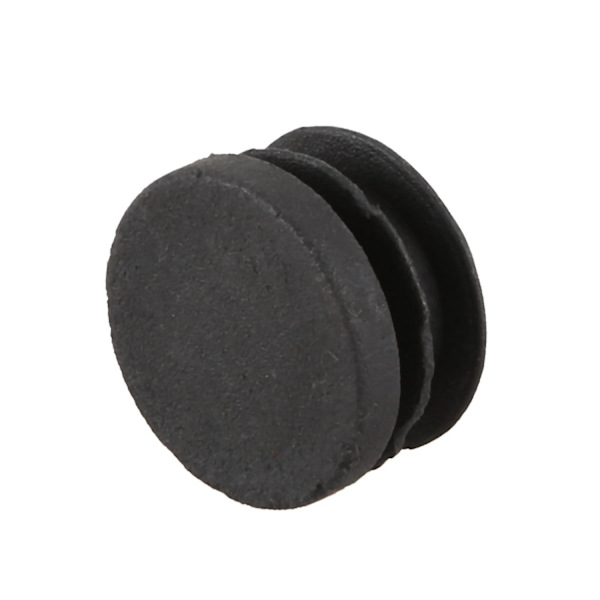 Runda bordsstolsbenrör rörinsatsändlock 19mm diameter 30st svart