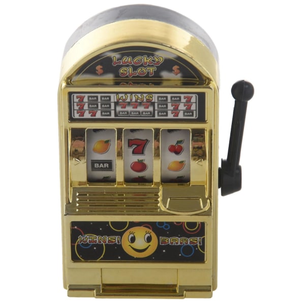 Mini Casino Jackpot Fruktspelautomat Pengar Box Spel Leksak Vuxen Dekompressionsleksaker Spelautomat Leksak