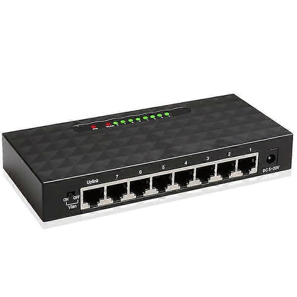 8 Port Gigabit Netværk Switch 1000mbps Gigabit Ethernet Netværk Switch Lan Hub Ethernet Smart Switch