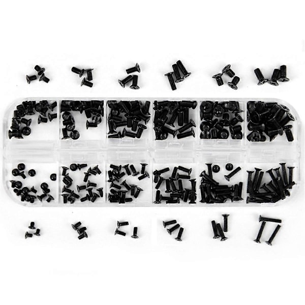 240 stk. rustfri stål laptop skruesæt M2, M2.5, M3 til Gateway