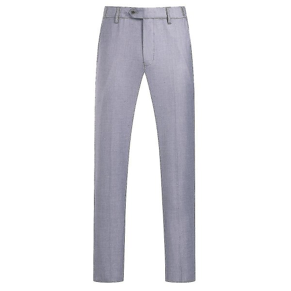 Miesten puku Business Casual 3-osainen puku Blazer Housut Liivi 9 väriä Z Grey XL