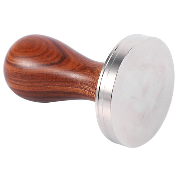 Kaffe Tamper Trehåndtak Kaffe Pulver Hammer 58.35mm Cafe Tilbehør