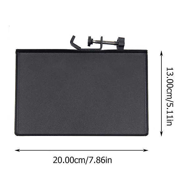 Laptop Mikrofon Mikro Stativklämma Mikrofonbricka Hållare Mikrofonstativ Hylla Mic Rack Stativ Mic Stativ Laptopbricka