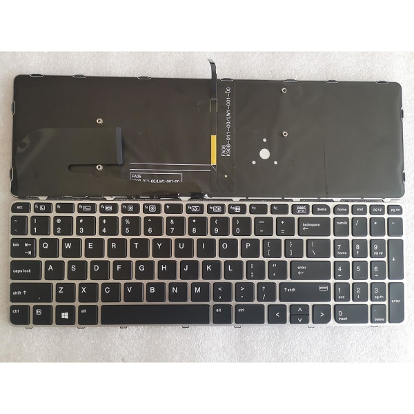 US tastatur til HP Elitebook 755 G3 850 G3 850 G4 Zbook 15u G3 G4 6037b0112701