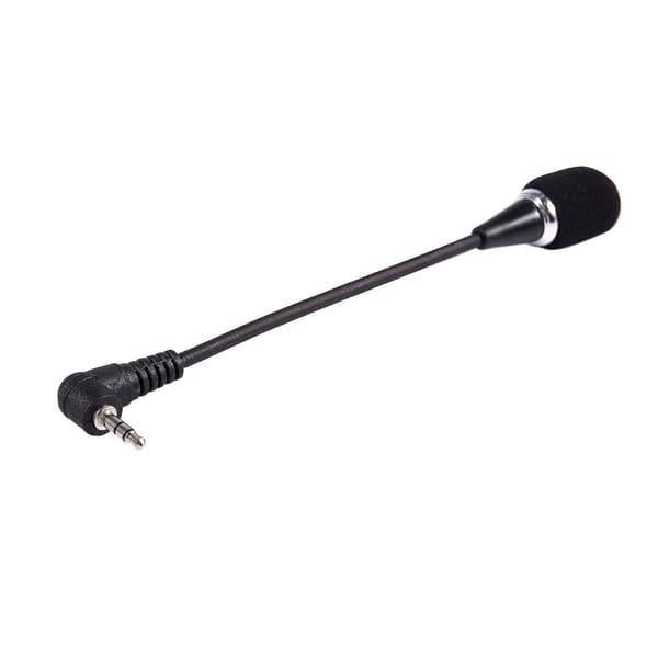 Flexibel 3,5 mm Mini Mikrofon Mic för PC Laptop Desktop Skype Yahoo
