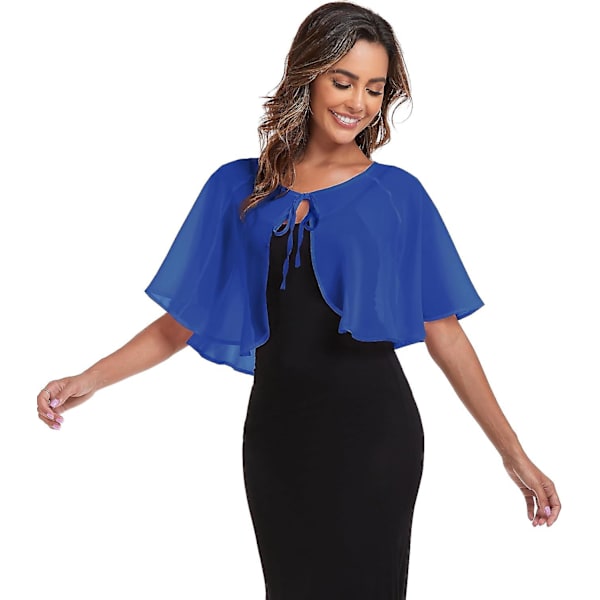 Elegant Chiffon Sjal til Kvinder - Let og Luftig - Perfekt til Aftentøj
