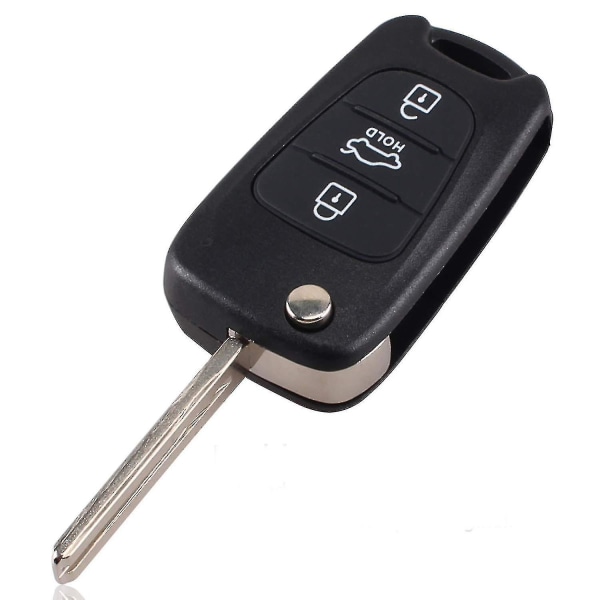 3 knappar fällbar fjärrnyckel S-fodral för I20 I30 I35 Ix20 Ix35