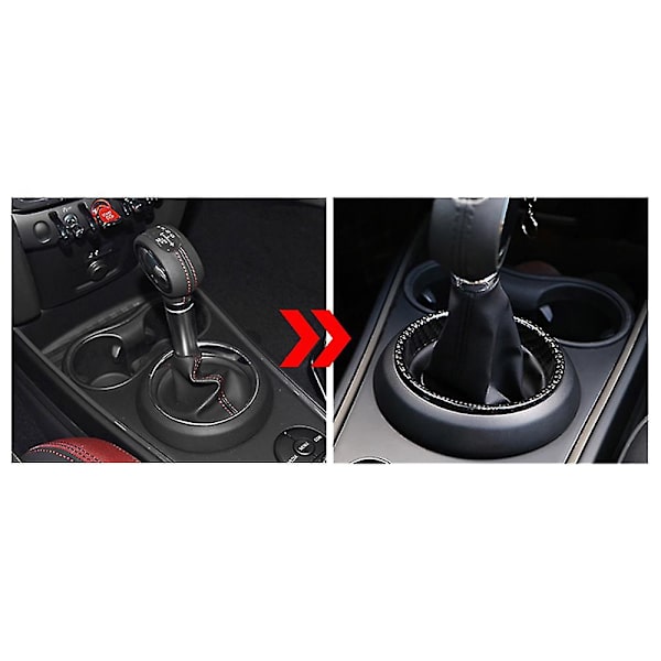 Auton vaihteenvalitsimen paneelin rengaskuoren koristeet Hatchback F54 F55 F56 F57 F60 2014-2021