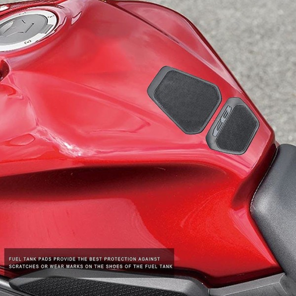 Motorcykel Tank Pad Gummi Sticker Beskyttelse Anti Slip Stickers Til Honda Cb750 Cb 750 Hornet 2023 White