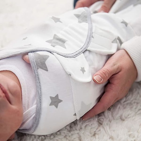 3 st Baby Swaddle Wrap Nyfödd Filt 0-3 Månader 100% Organisk Bomullssvaddlar