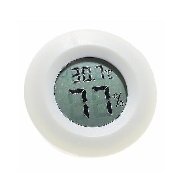 Mini Digital Indendørs Termometer Hygrometer Ur Hygrometer Temperatur Lcd