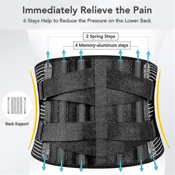 Lääketieteellinen selän alaselän tukivyö vyötärön ortopedinen tuki asennon miehet naiset korsetti selkärangan dekompressio vyötärönvalmentaja M