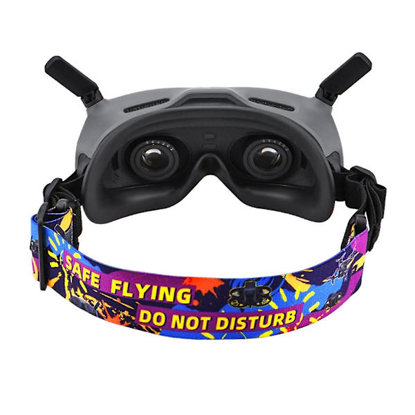 Fargerik hodebånd for Avata Fpv Goggles 2 Drone Fixing Head Strap