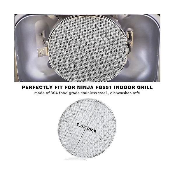 Stänkskydd för Ninja Foodi FG551, tillbehör för Ninja