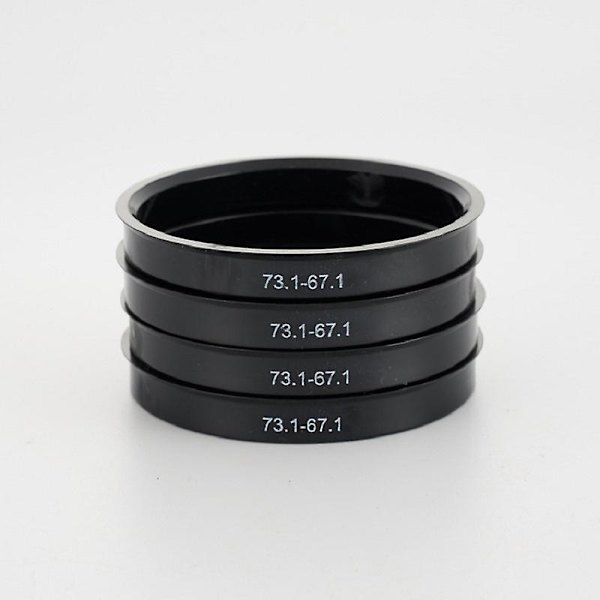 Navcentreringsring til bilhjul, navhul, navring 73.1 67.1 74.1 72.6 til 63.3 63.4 64.1 66.1 67.1 66.6 72.6 Navcentreringsringe