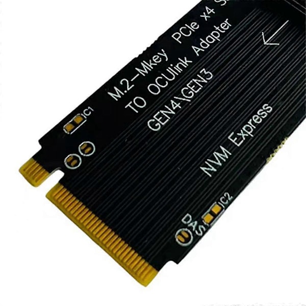 M.2 NVME til U.2 Oculink SFF-8612 Adapter PCI-E NGFF Multifunktions Bekvemmeligheds Adapter GEN4