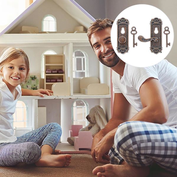 Kidcraft Leksakssats Miniatyr Leksak Miniatyr Dörrlås Dekoration