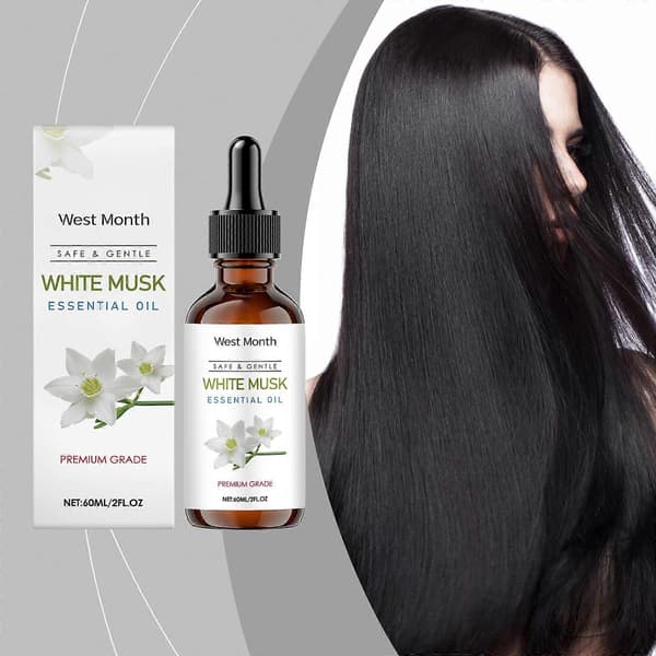 1-3 stk. hvit musk eterisk olje - fuktighetsgivende, aromaterapi og diffuserbruk, 60 ml 3pcs