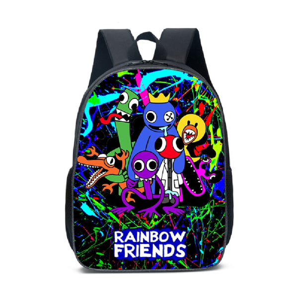 Rainbow Friends Ryggsekk Barn Skoleryggsekk Student Laptop Bag A