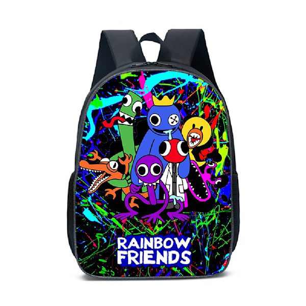 Rainbow Friends Ryggsekk Barn Skolesekk Student Laptop Bag A