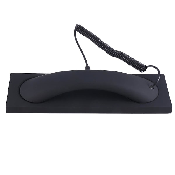 Universell retro telefonlur Handenhet Smartphone Samtal Headset 3,5 mm Fast telefonmikrofon