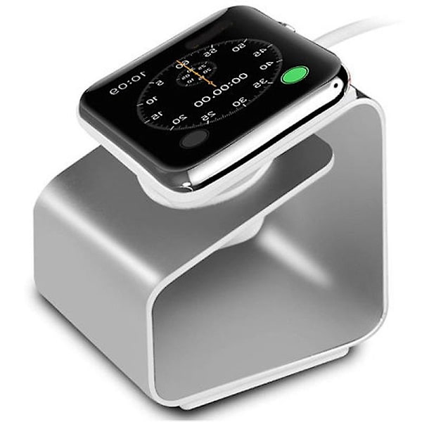 Aluminium Bærbar Stativ Til Apple Watch Oplader Station Dock Iwatch Serie 3 4 5 Se 6 Trådløs Apple Watch Oplader Stativ