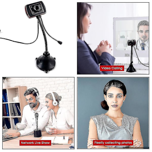 Nopea toimitus Usb 2.0 Web-kamera Ohjain-vapaa 480p Web-kamera 5mp Web-kamerat Kannettava tietokone Web-kamerat Mikrofonilla Satunnainen tyyli Varastossa