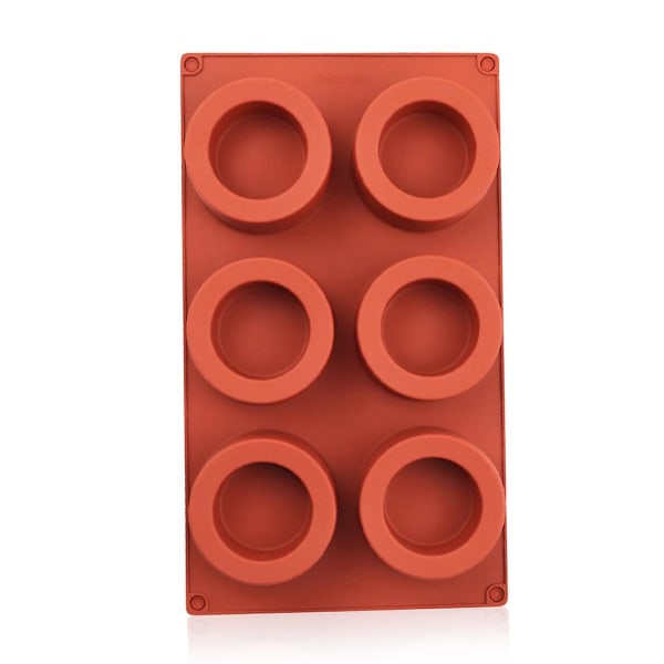 Muffinskopper i silikon Varmebestandig non-stick form Bærbar Gjenbrukbar