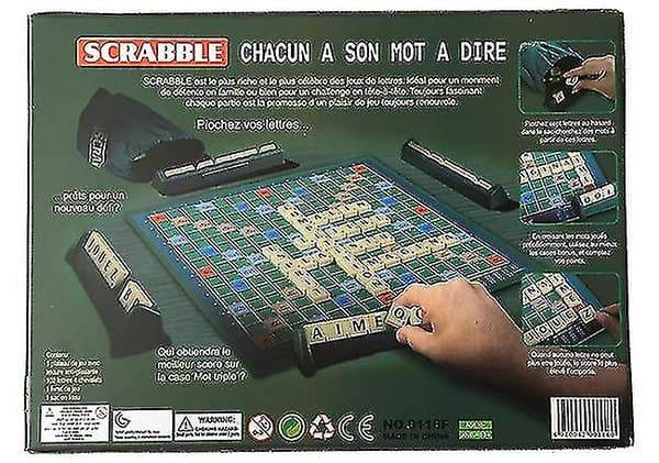 Scrabble Spel Barn Brädspel Leksaker English version