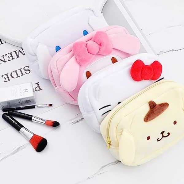 Cartoon Makeup Taske Anime Plys Kosmetik Etui Kitty Blyant Etui Kitty Kapacitet B cinnamon dog