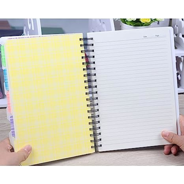 Journal Spiral Notebook Record Student Dagbog Notesblok Skitse Lektie Bog