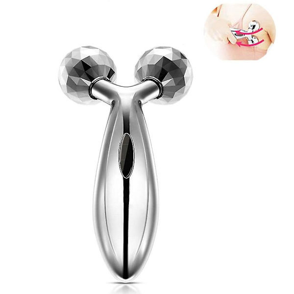 Ansiktsrulle, 3d Platinum Ansiktsmassagerulle Y-typ Kroppsmassager