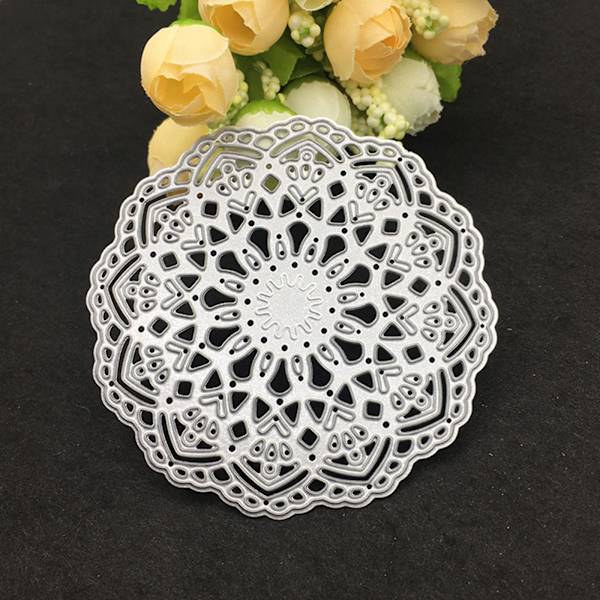 Hule sirkel metall skjæredør Scrapbooking Stencil Die Cuts Kort Embossing Diy Fotoalbum Mal