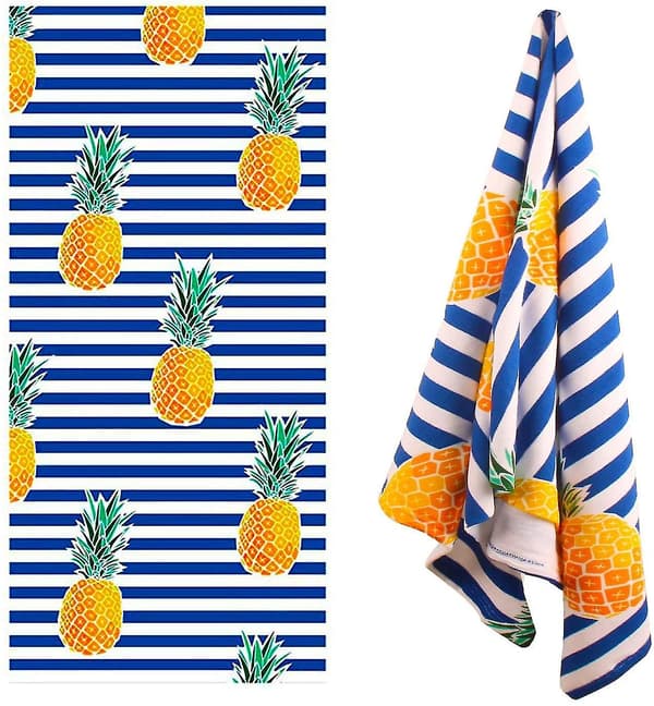 Oversized Strandhåndkle - Ananas