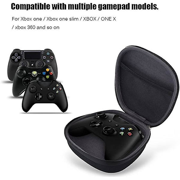 Bærbar vanntett støtsikker Gamepad-pakke Eva Hard Bag Pack for Xbox One/for Xbox/for One Slim/for One X/for Xbox 360