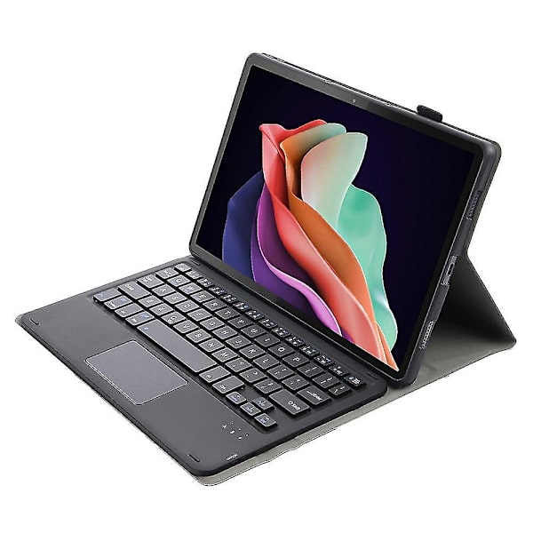 Läderfodral med tangentbord och stativ för Lenovo Pad Plus/tab P11 Gen 2