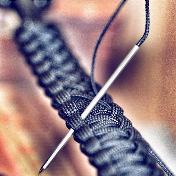 9 stk Paracord sysett Rustfrie nåler Glattingsverktøy