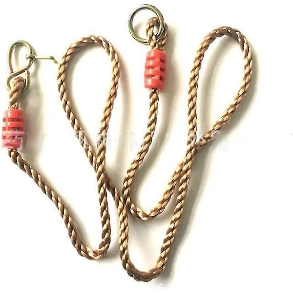 Justerbart Swing Rope, 6ft Heavy Duty Tree Rope, Perfekt for Hengekøyesvinger, Ideell for å Henge Svinger fra Grener.